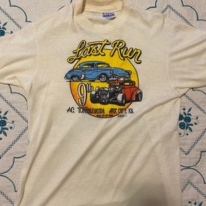 Vintage Last Run Car Show 1984 T-Shirt